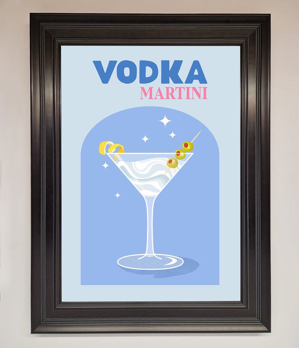 Vodka Martini Framed Wall Art-6
