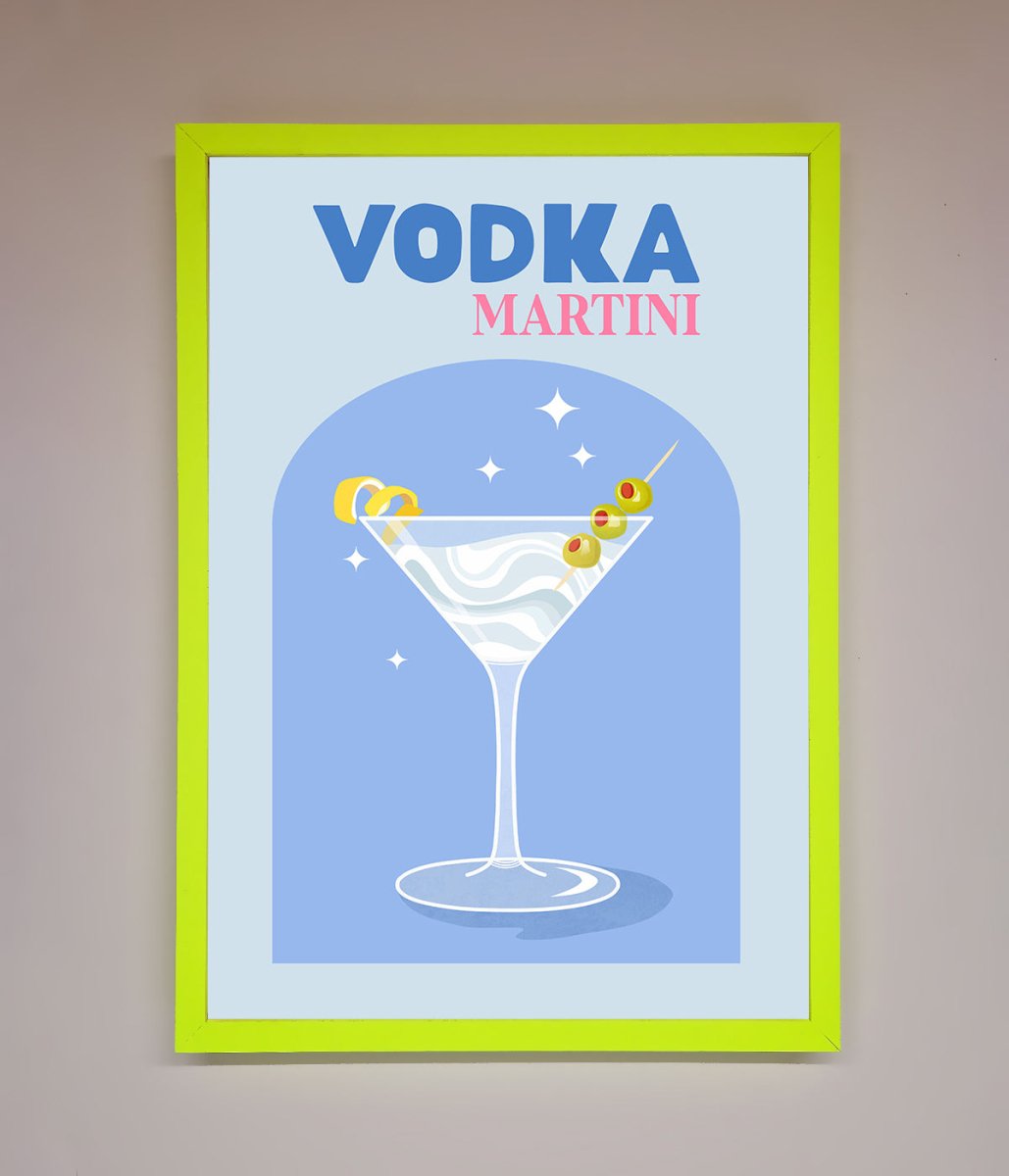 Vodka Martini Framed Wall Art-12