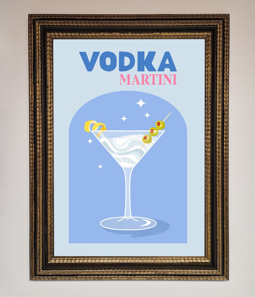 Vodka Martini Framed Wall Art-18