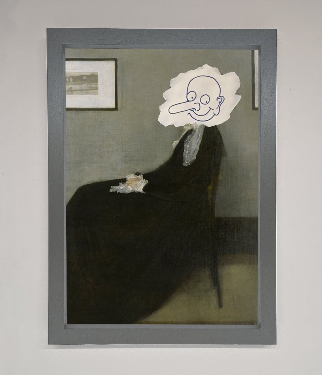 Whistlers Mother Framed Wall Art-4