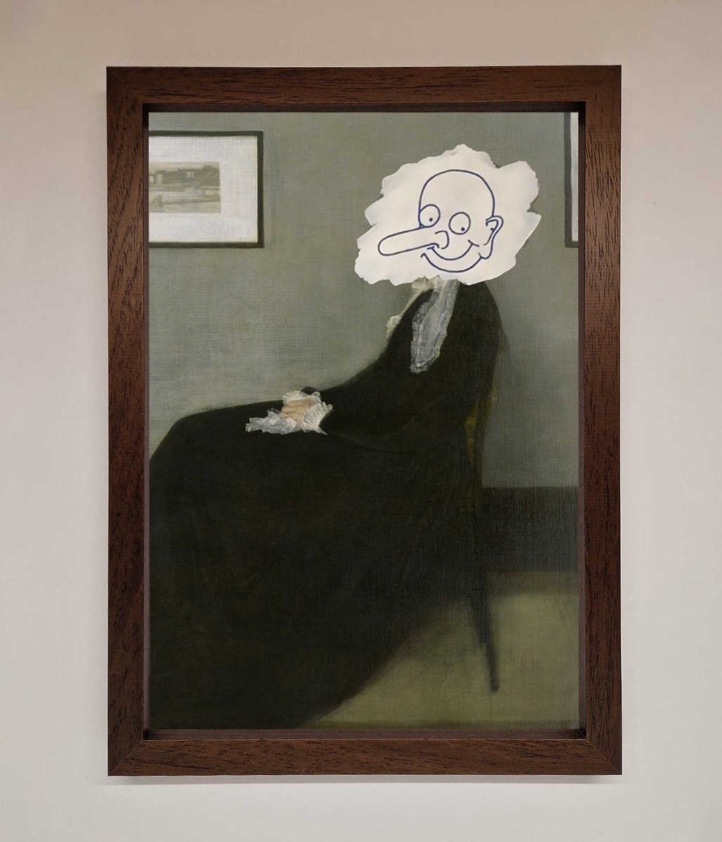 Whistlers Mother Framed Wall Art-0