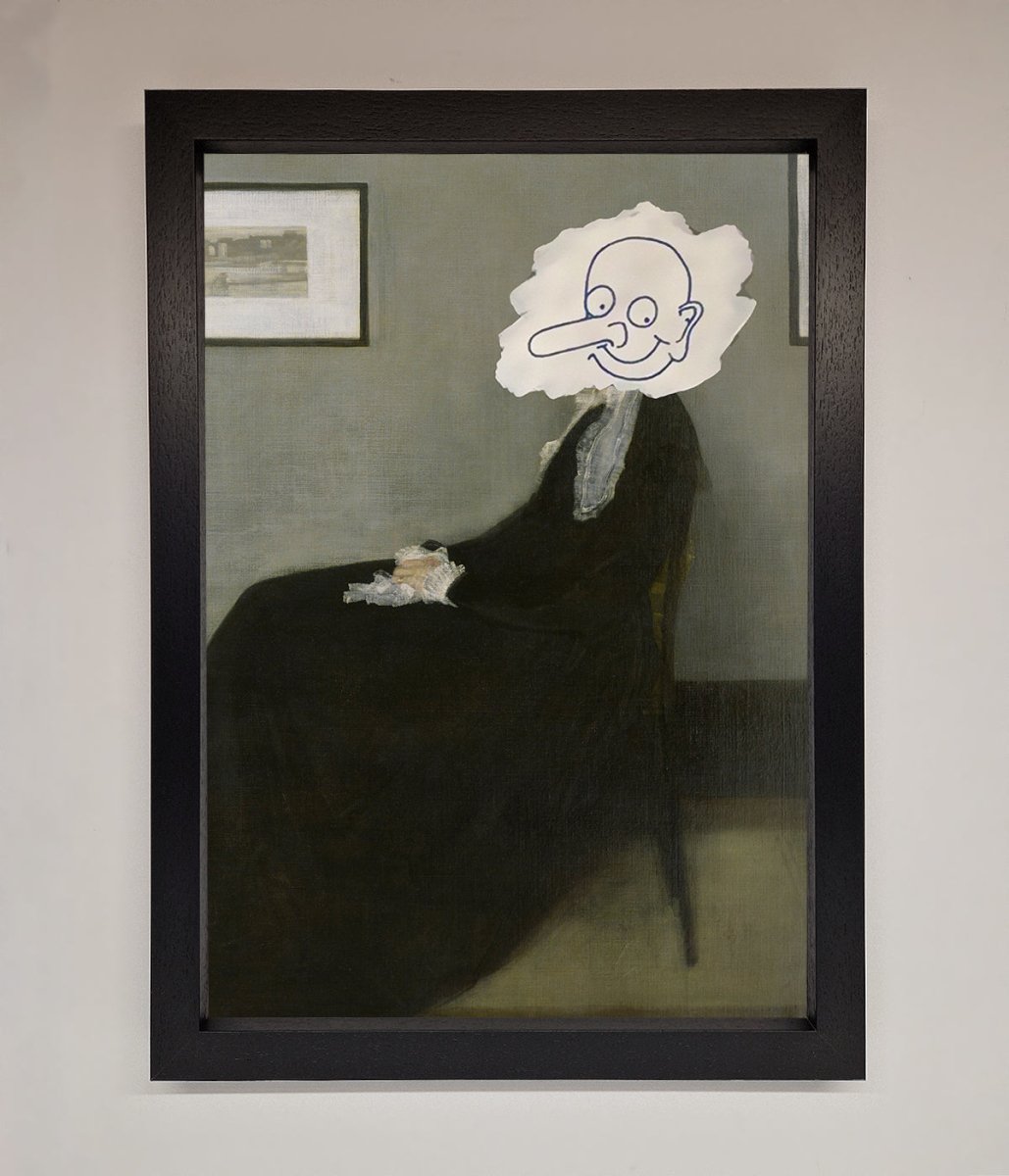 Whistlers Mother Framed Wall Art-1