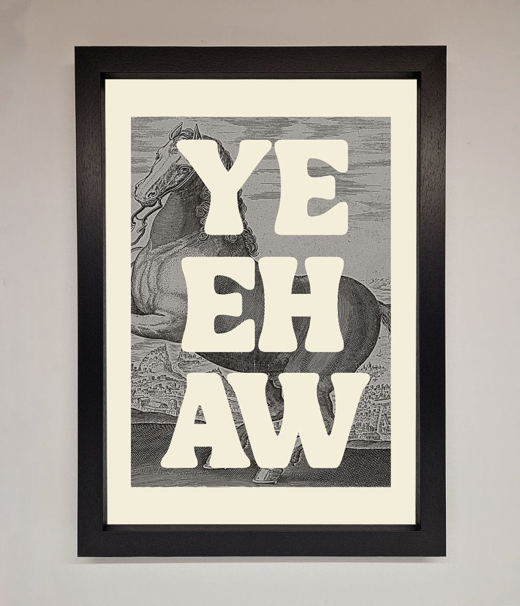 Yehaw Framed Poster-1