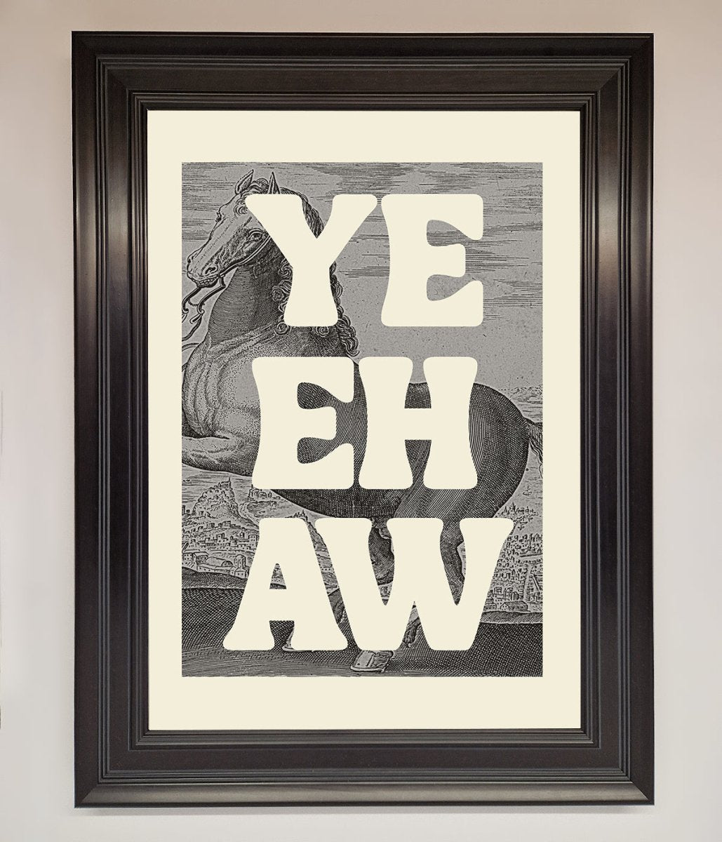 Yehaw Framed Poster-6