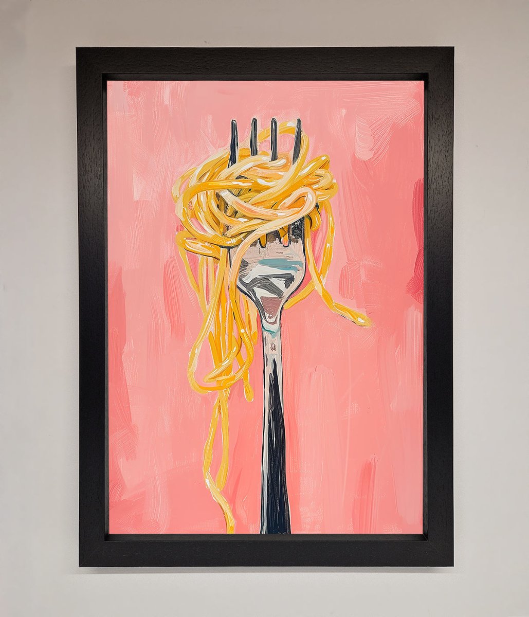 Yes To Spaghetti Framed Print-1