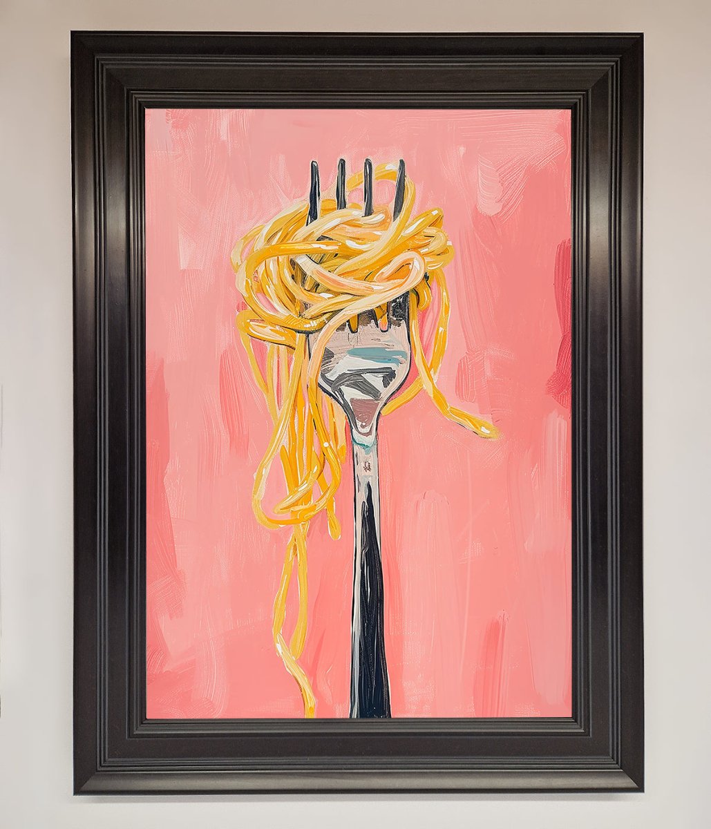 Yes To Spaghetti Framed Print-6