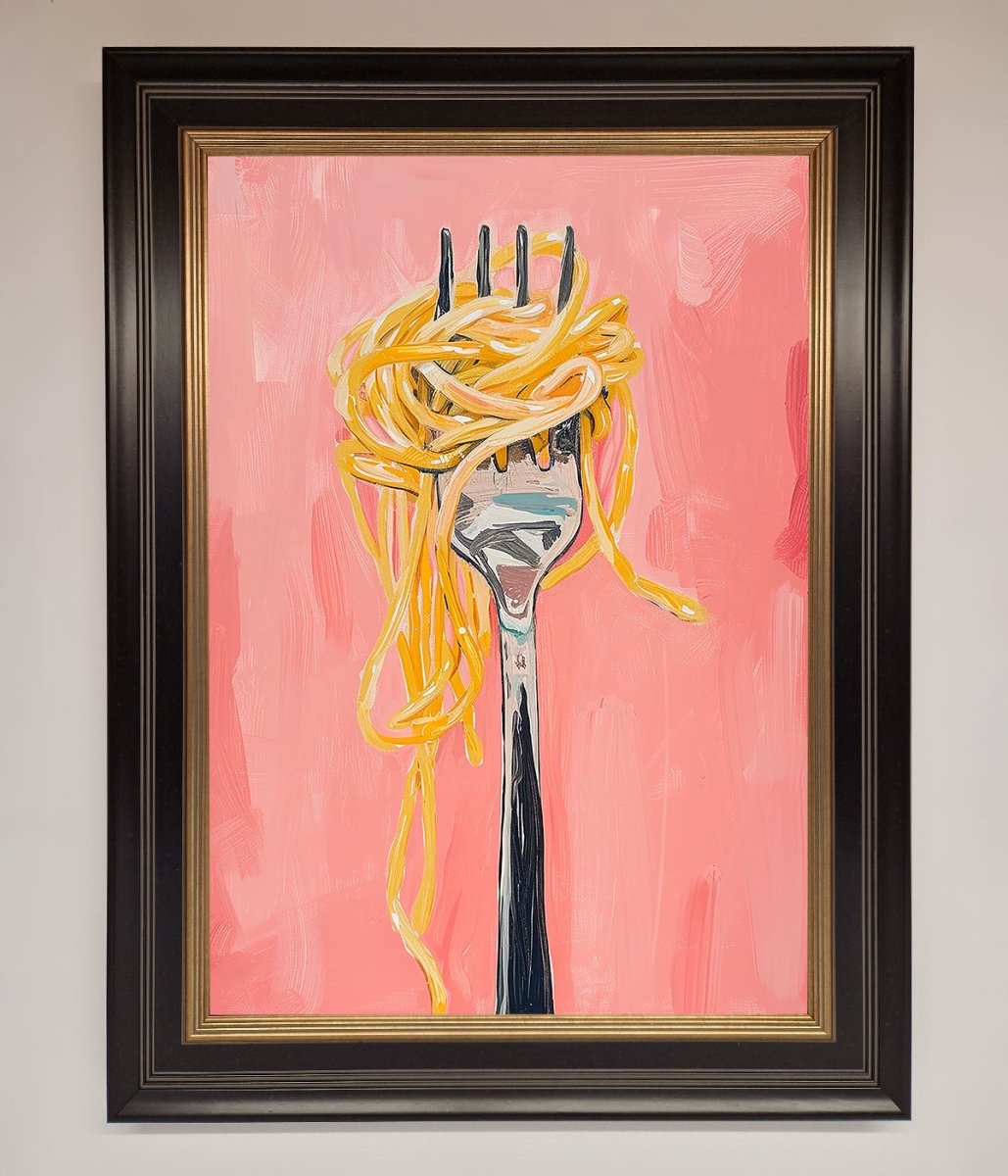Yes To Spaghetti Framed Print-9