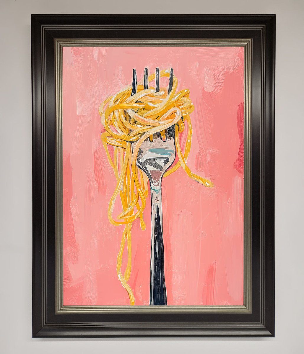 Yes To Spaghetti Framed Print-8