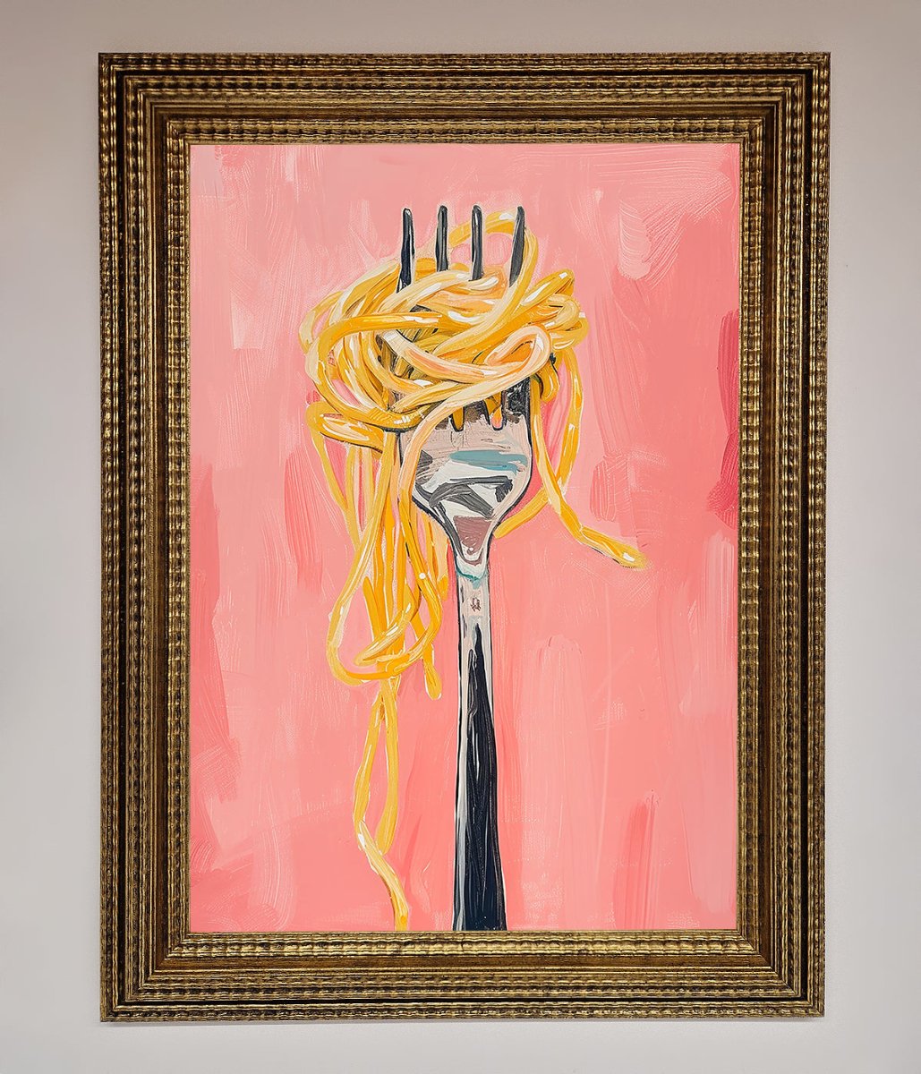 Yes To Spaghetti Framed Print-15