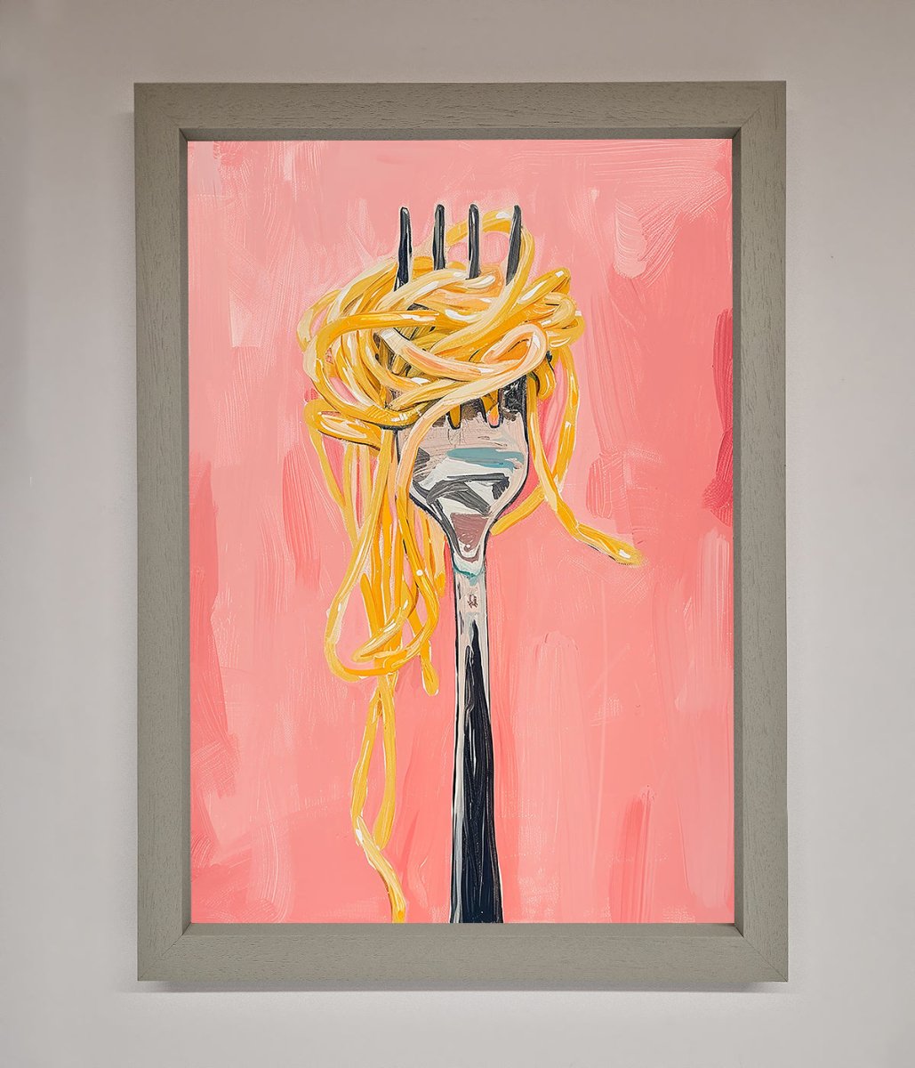 Yes To Spaghetti Framed Print-2