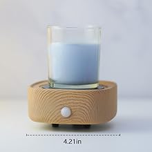 Wax Melt Burner Ceramic 3-in-1 Oil Burner Electric Candle Wax Burner-2