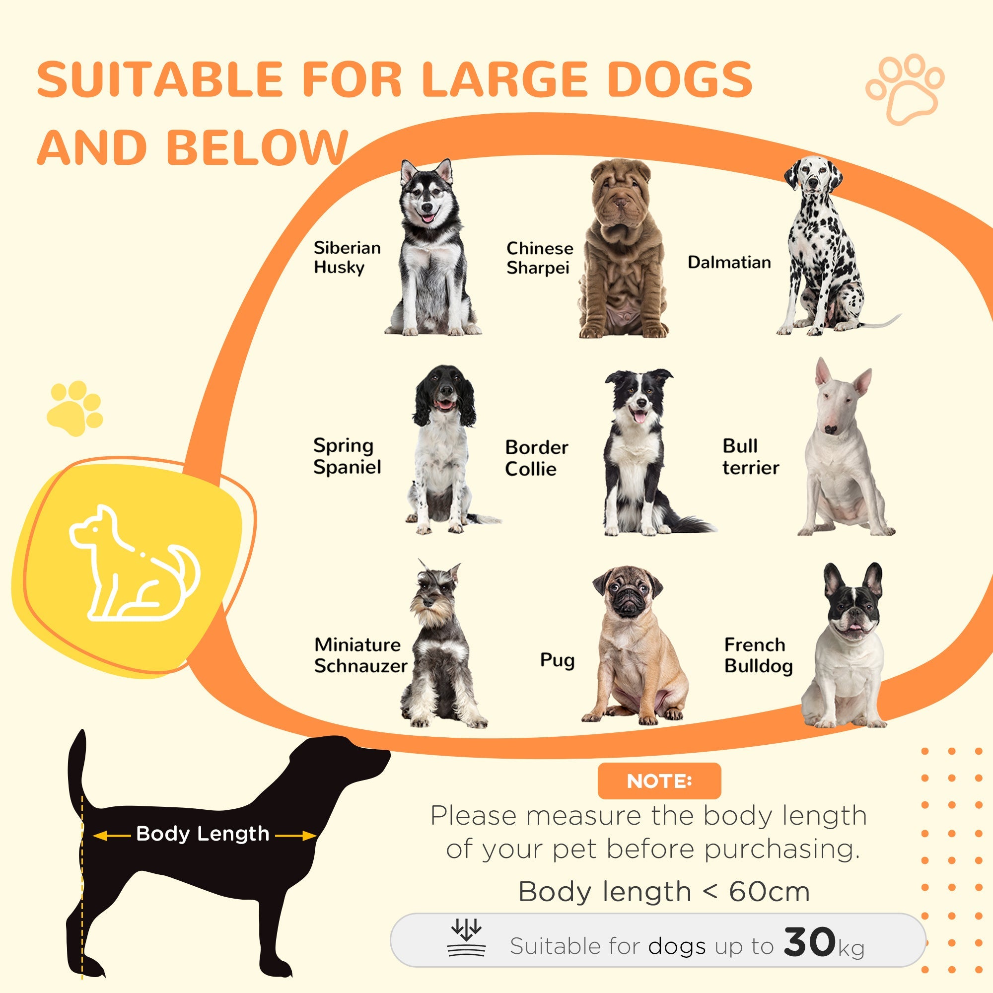 2-in-1 Dog Cage & Side Table, with Two Doors, Cushion, for Large Dogs-3