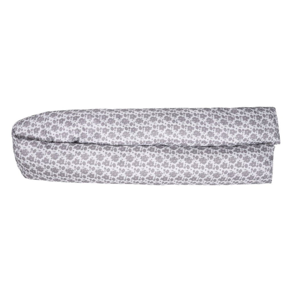 12 Ft Maternity Pillow Case - Grey Floral-3