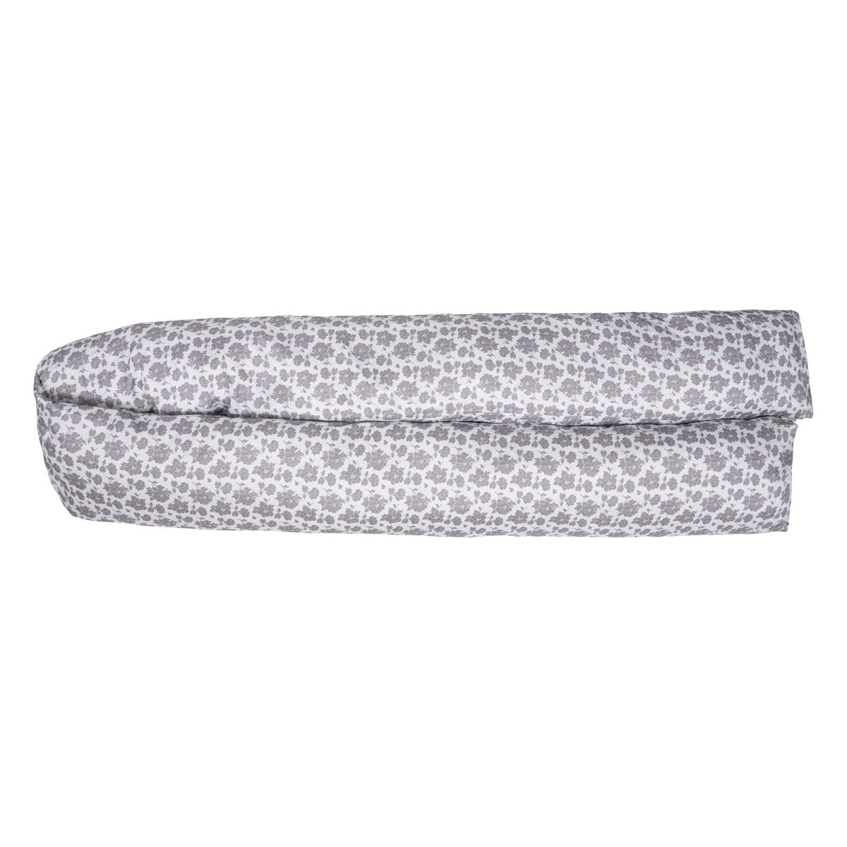 12 Ft Maternity Pillow Case - Grey Floral-3