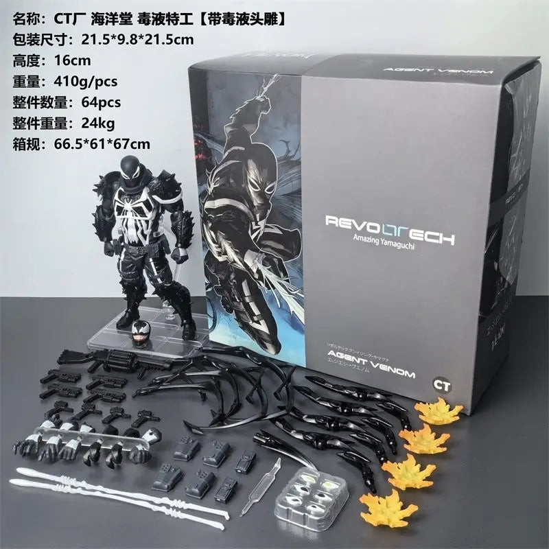 2024 Agent Venom Action Figure Kaiyodo-5