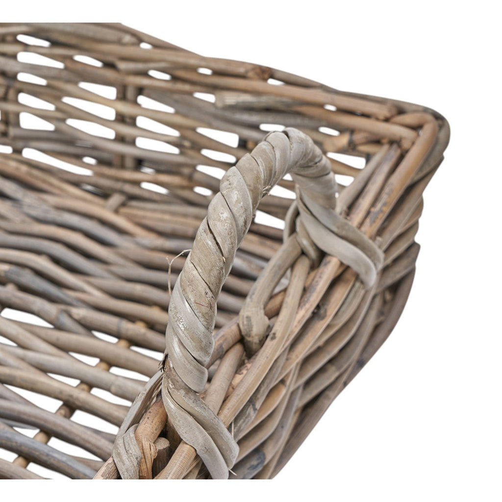 Set of 2 Grey Kubu Basket Trays-3