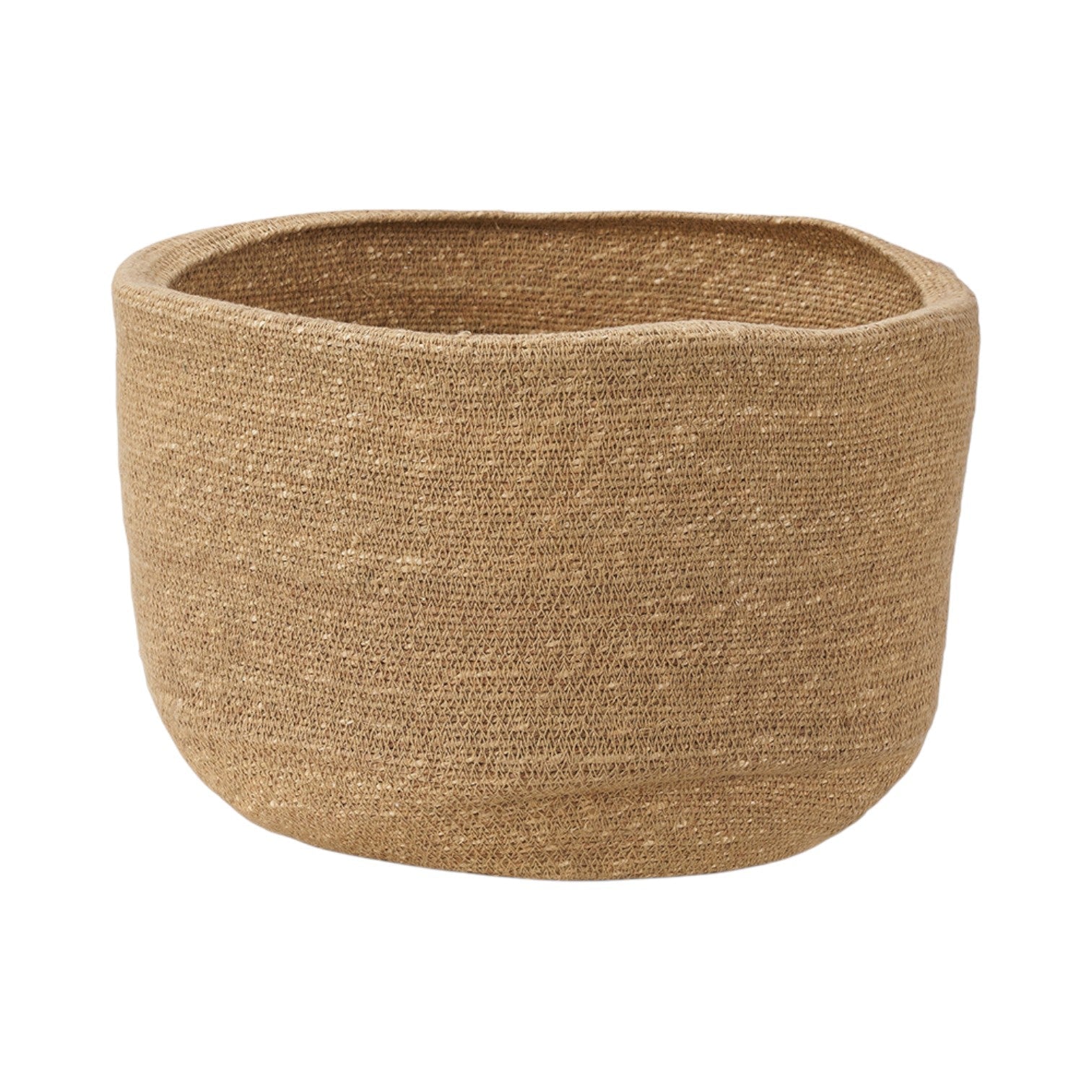 Seagrass Natural Round Basket-1