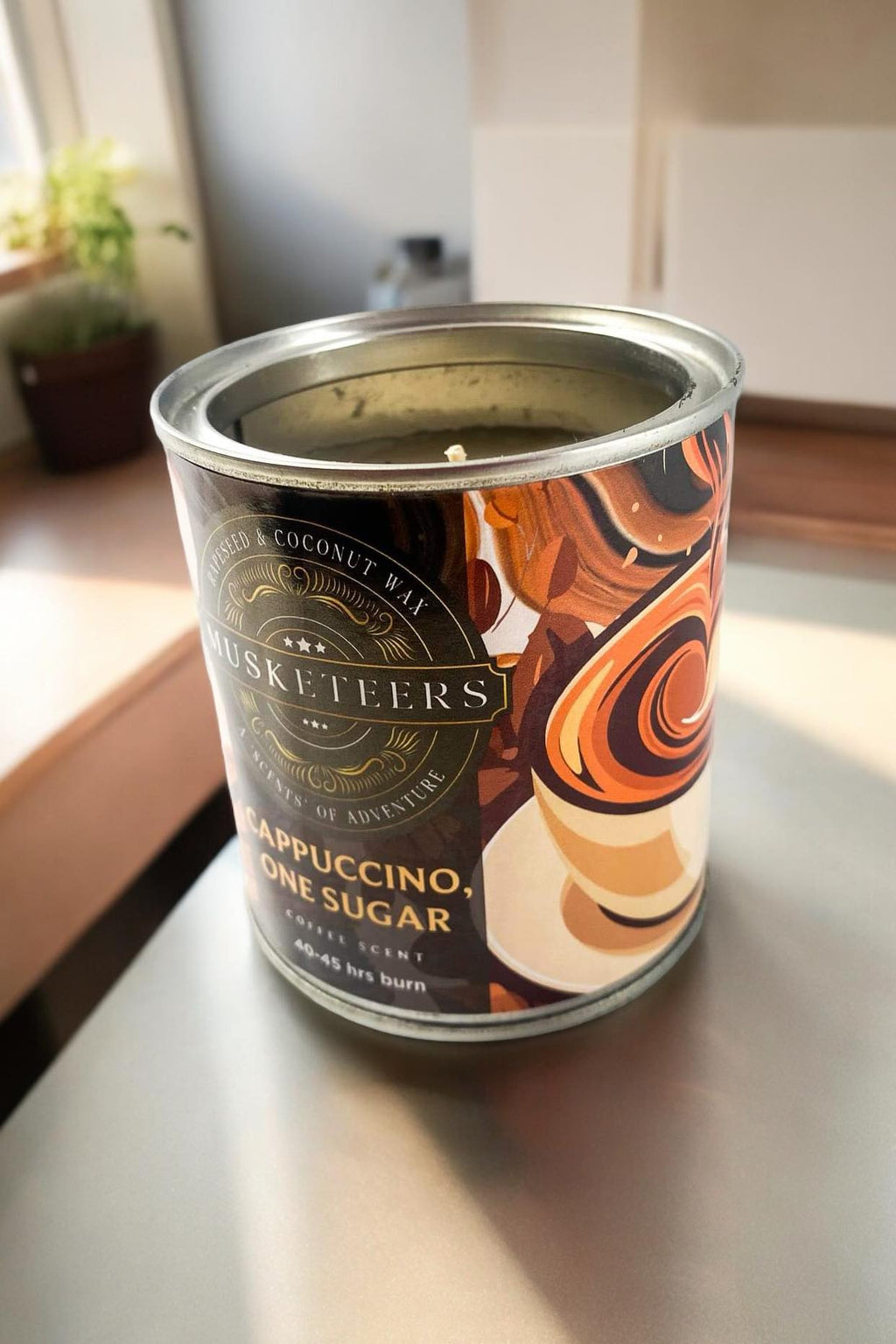 Cappuccino, 1 Sugar - Coffee Candle-1
