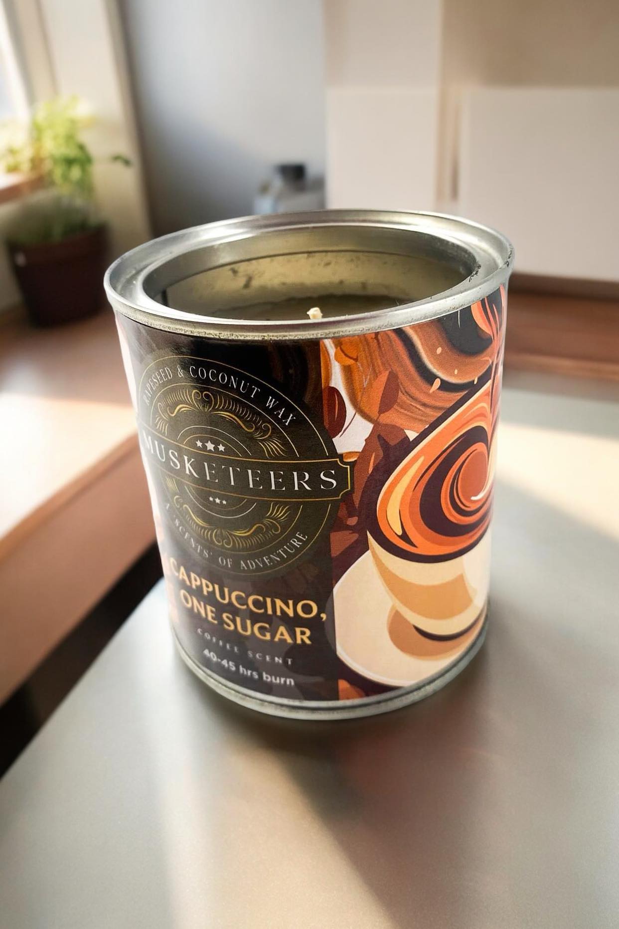 Cappuccino, 1 Sugar - Coffee Candle-1