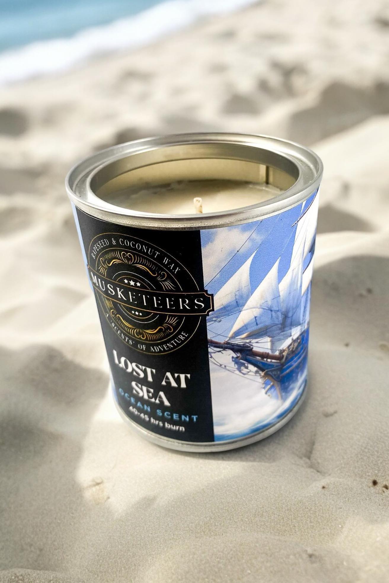Lost at Sea - Ocean Scented MIni Candle-1