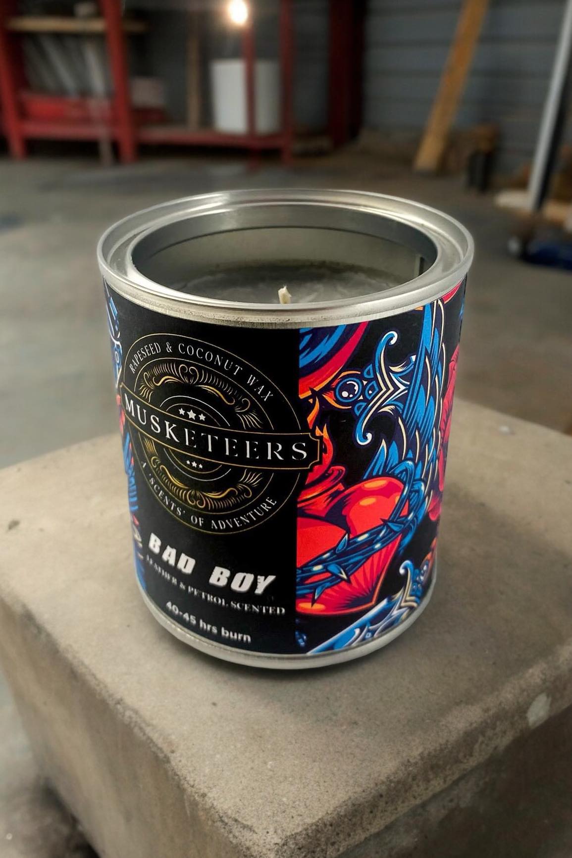 Bad Boy Candle - Petrol/Leather Candle-1