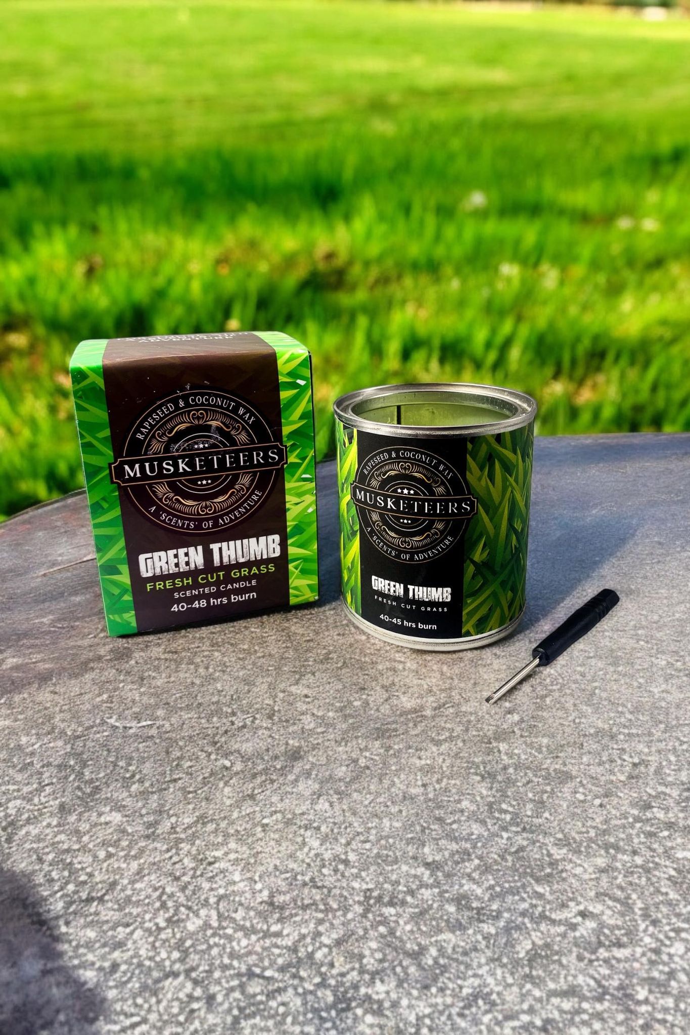 Green Thumb - Fresh Cut Grass Mini Candle-3