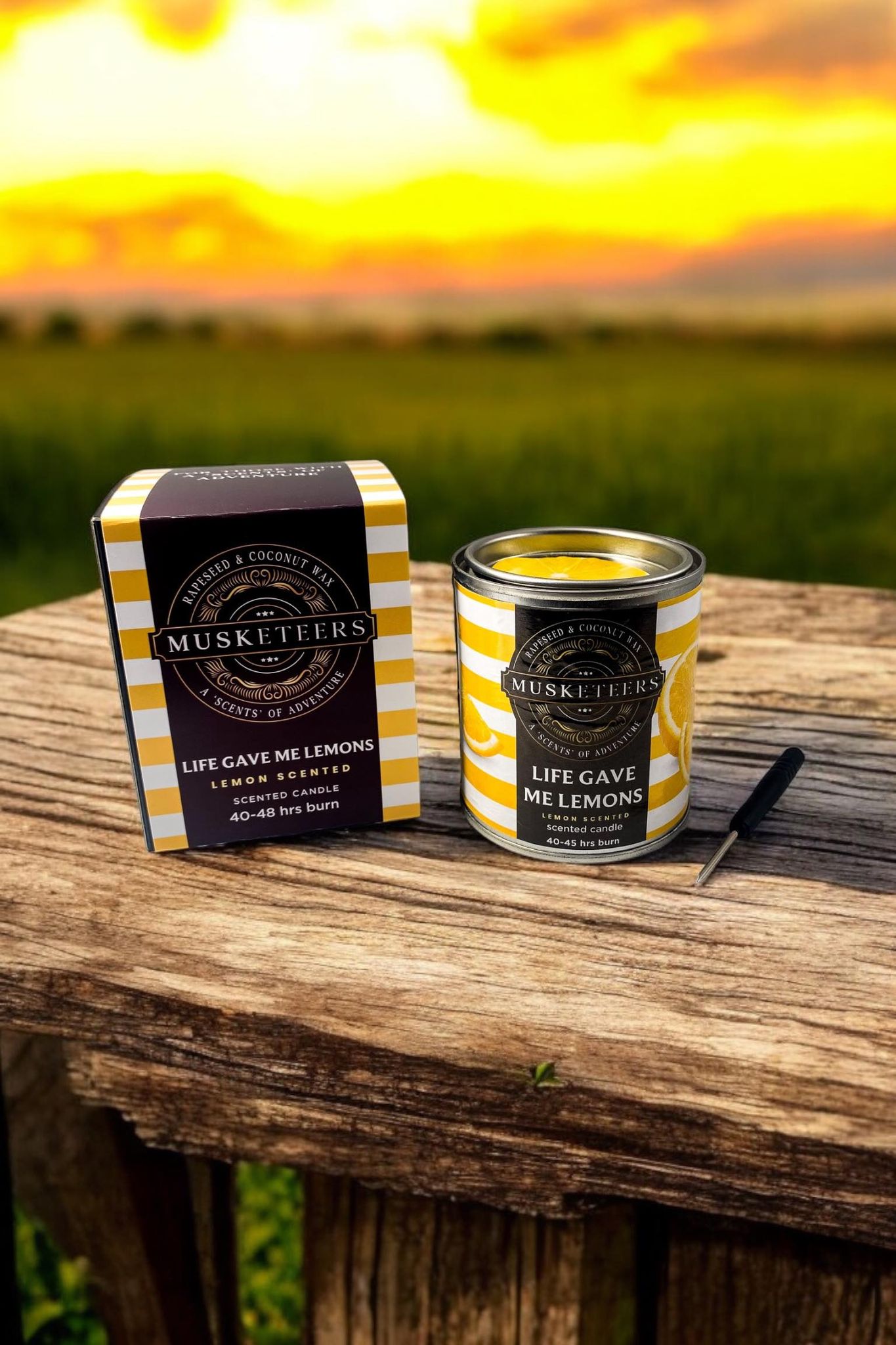 Life Gave Me Lemons Mini Candle-3