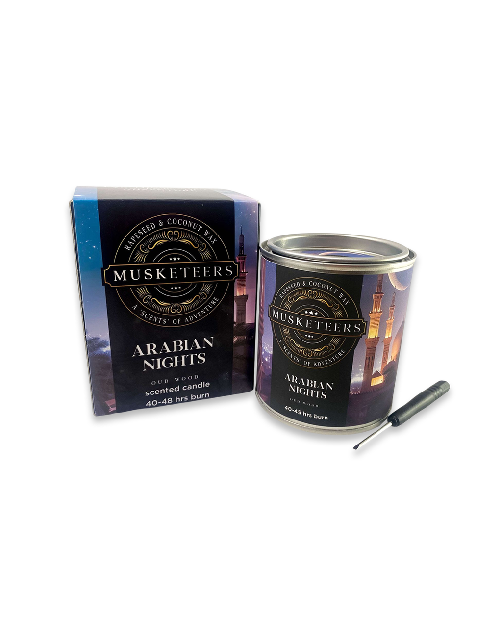 Arabian Nights - Oud Wood Scented Mini Candle-0