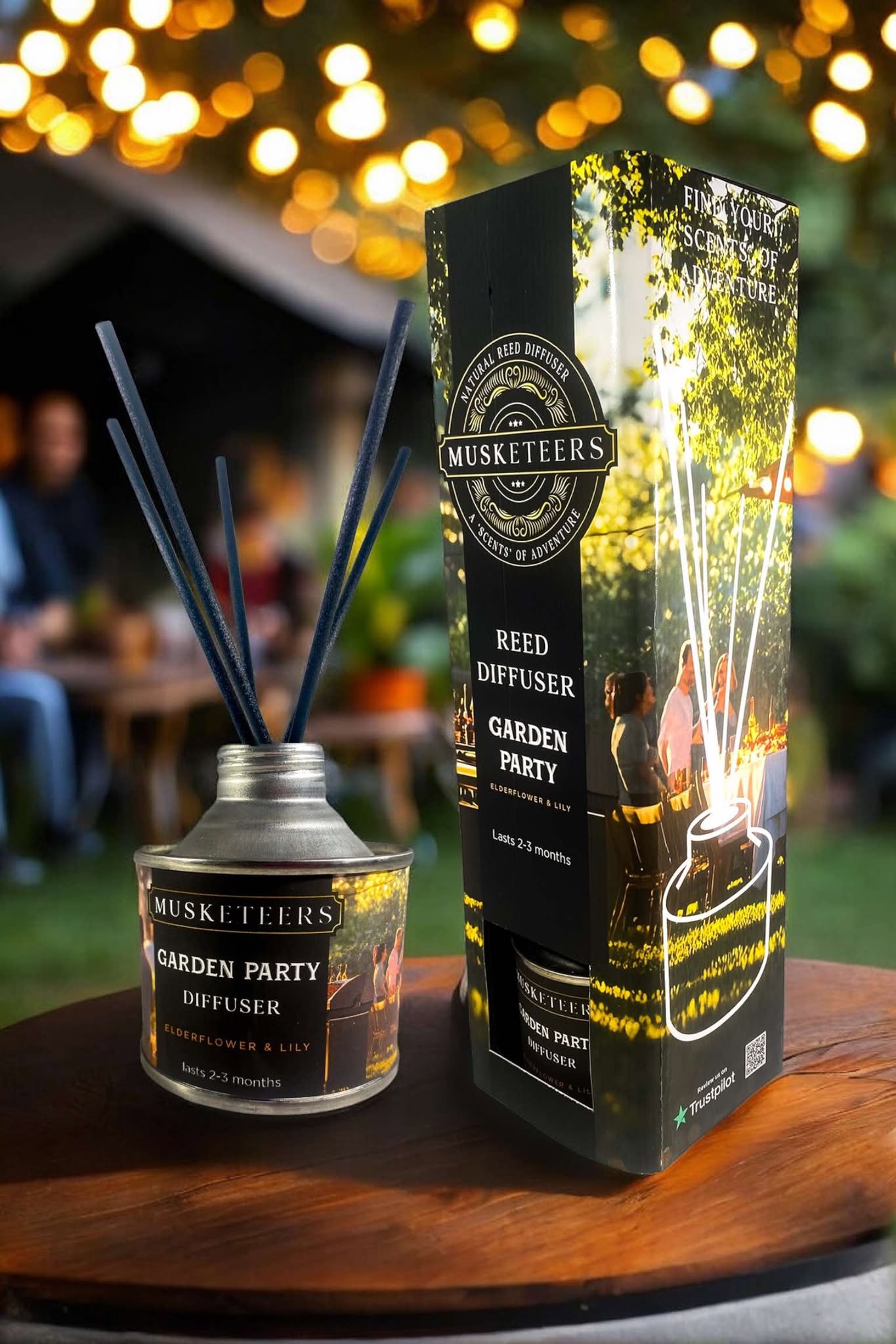 Garden Party - Elderflower and Lily Scented Reed Diffuser-0