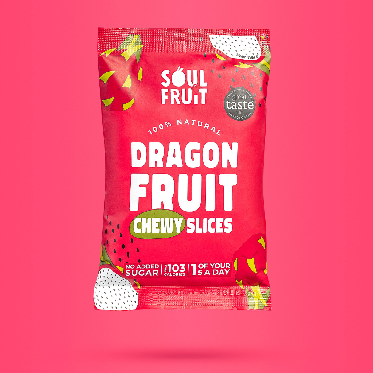 Soft Dried Dragon Fruit Slices (10 Bags)-0