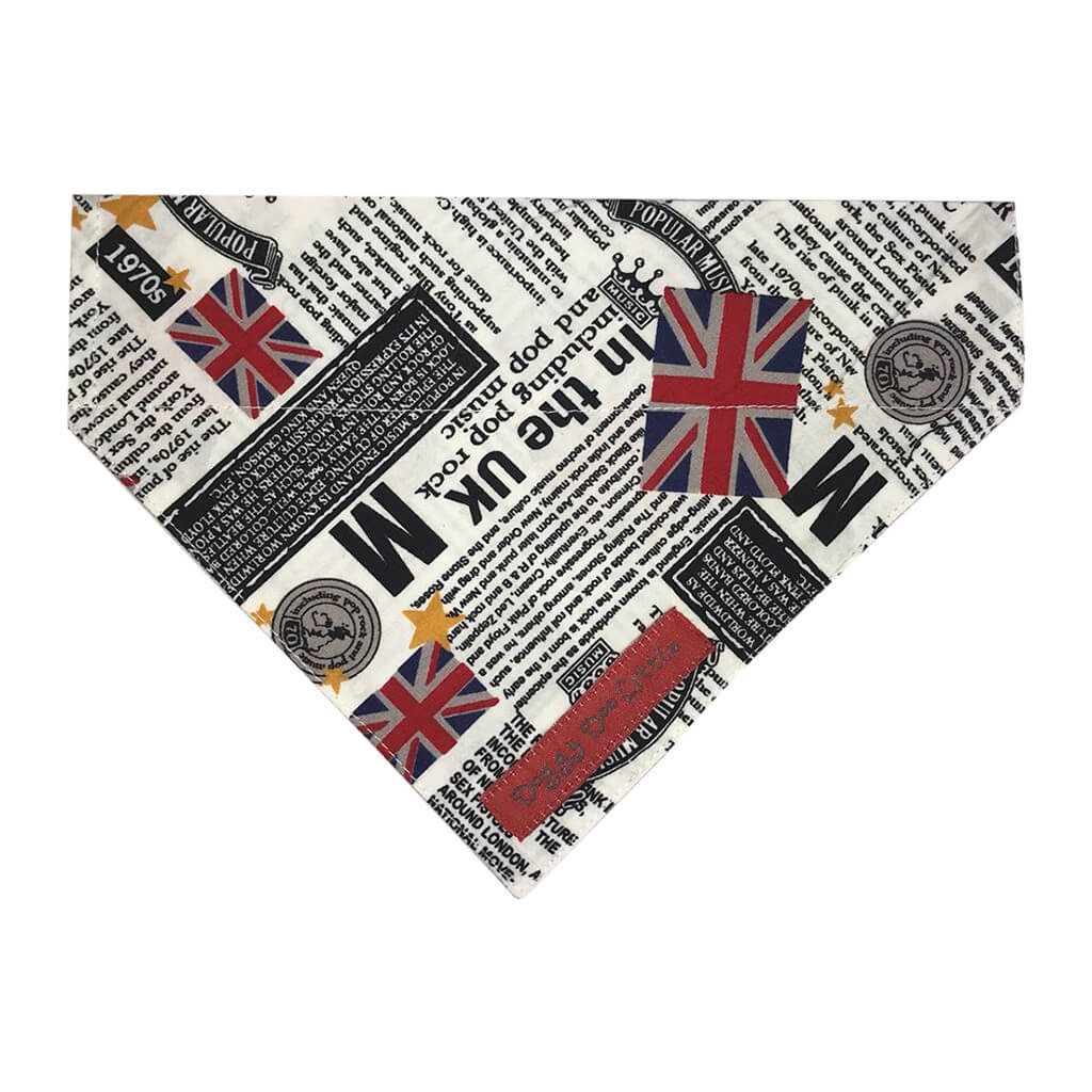 British News Collar Bandana by Doggy Doo Little-0