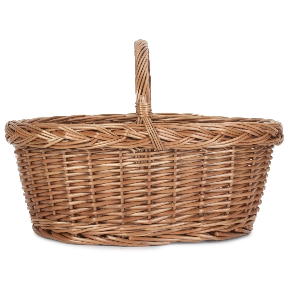 Country Village Wicker Shopping Basket-1