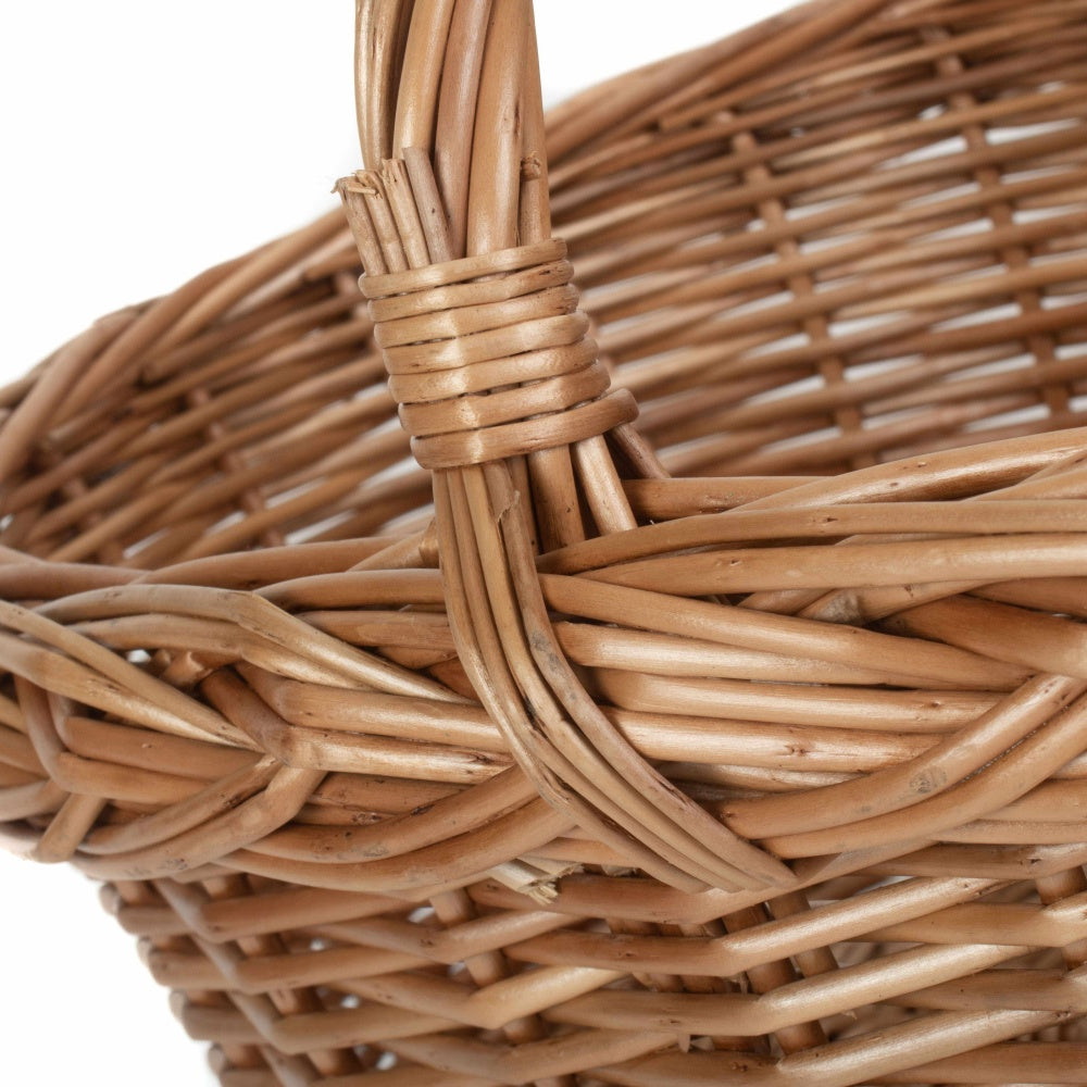 Country Village Wicker Shopping Basket-3