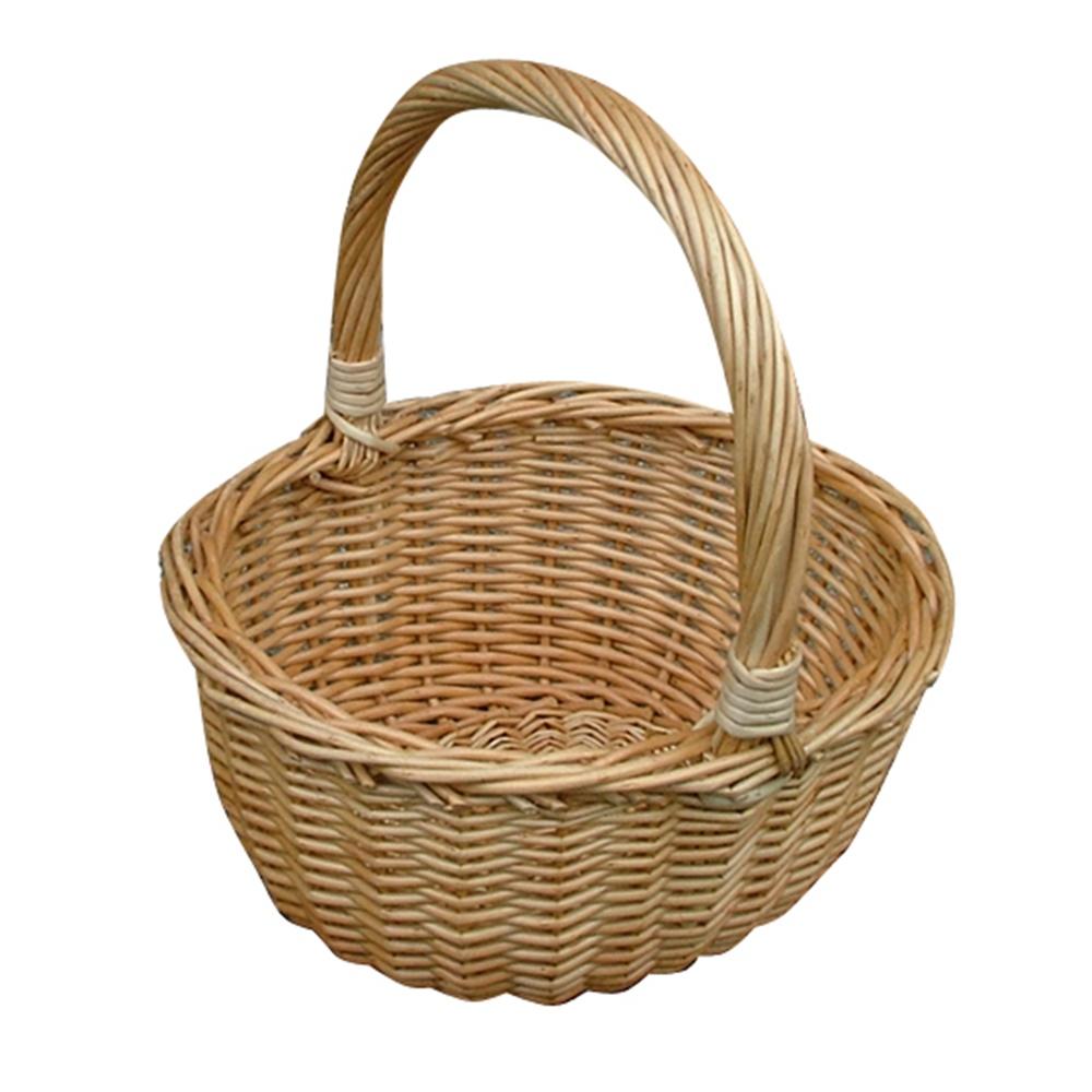 Childs Buff Hollander Wicker Shopping Basket-0