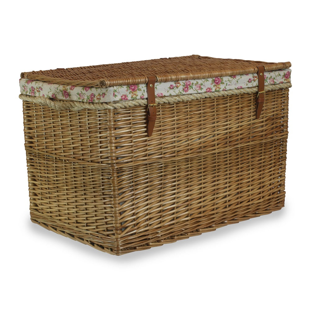 Large Light Steamed Wicker Storage Basket-3