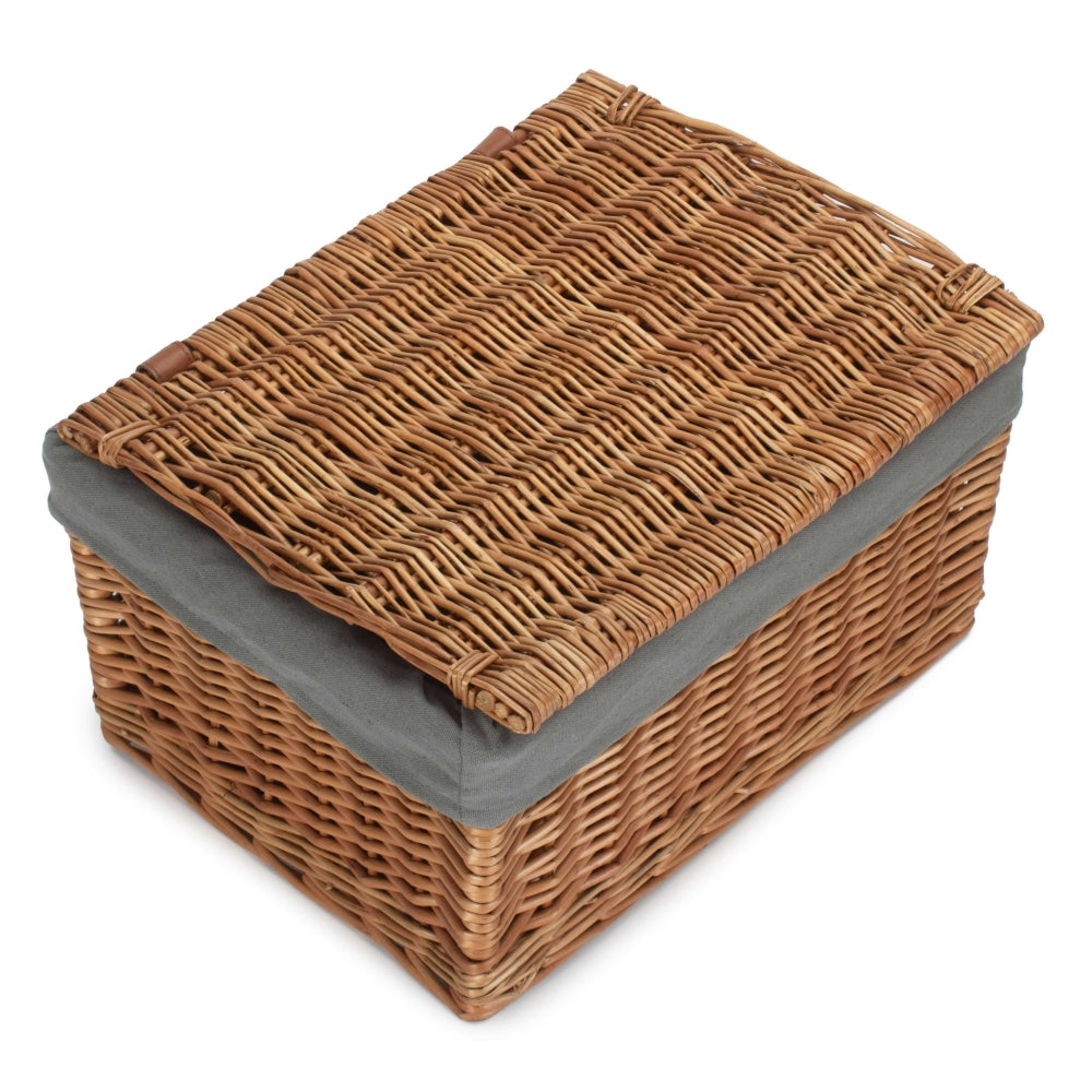 Light Steamed Cotton Lined Storage Basket-4