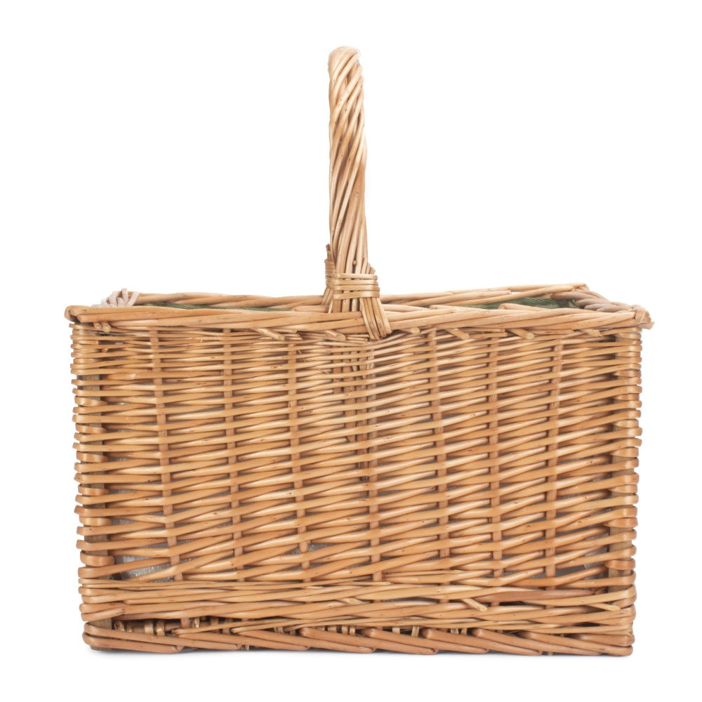 Antique Wash Wicker Butchers Cool Basket-2