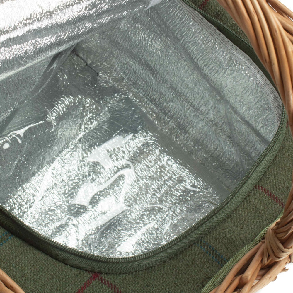 Antique Wash Wicker Butchers Cool Basket-4