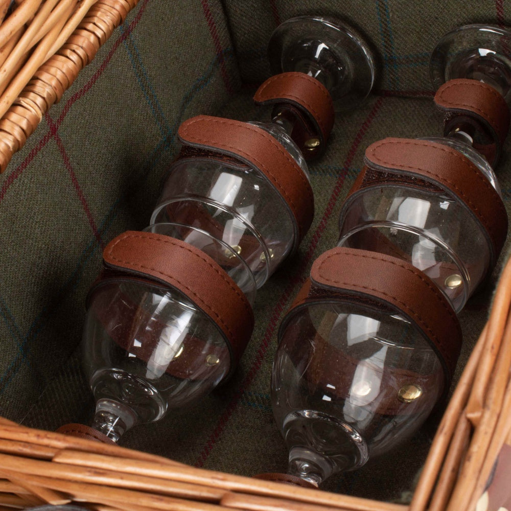 4 Person Fitted Picnic Basket with Drawers-3