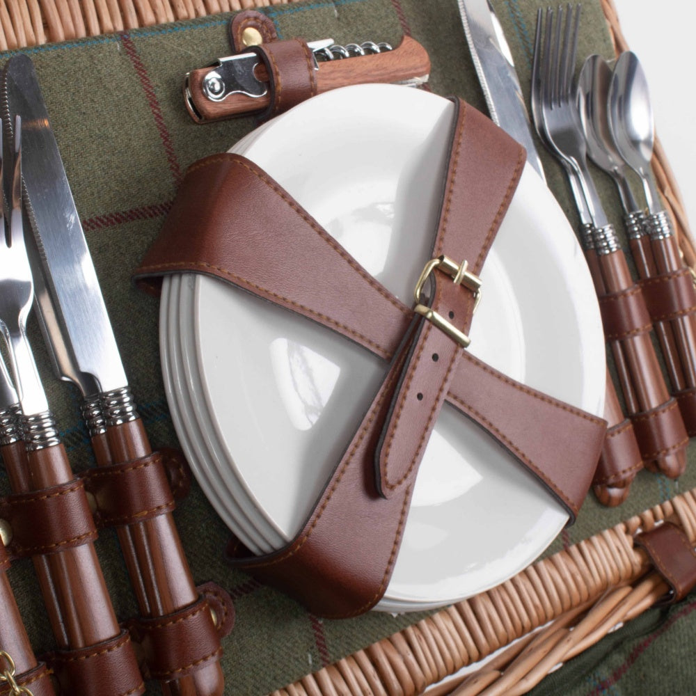 4 Person Fitted Picnic Basket with Drawers-4