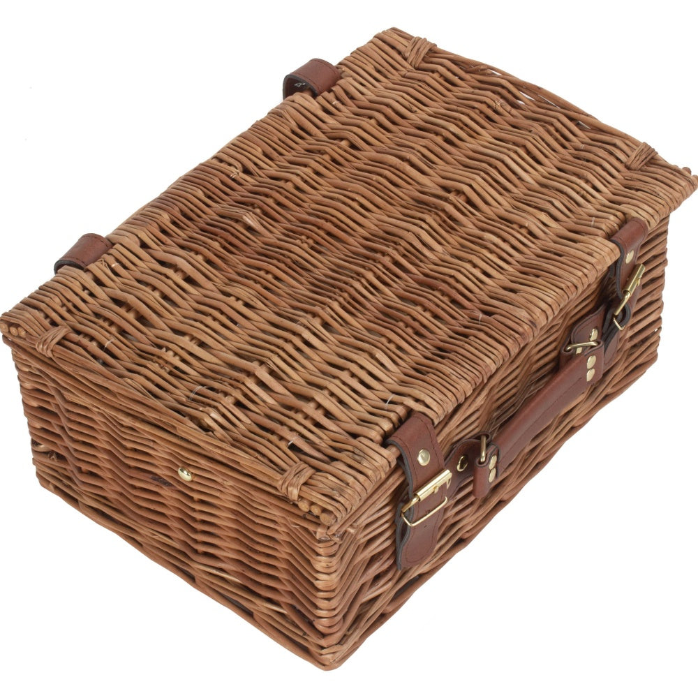 2 Person Green Tweed Classic Picnic Basket-3
