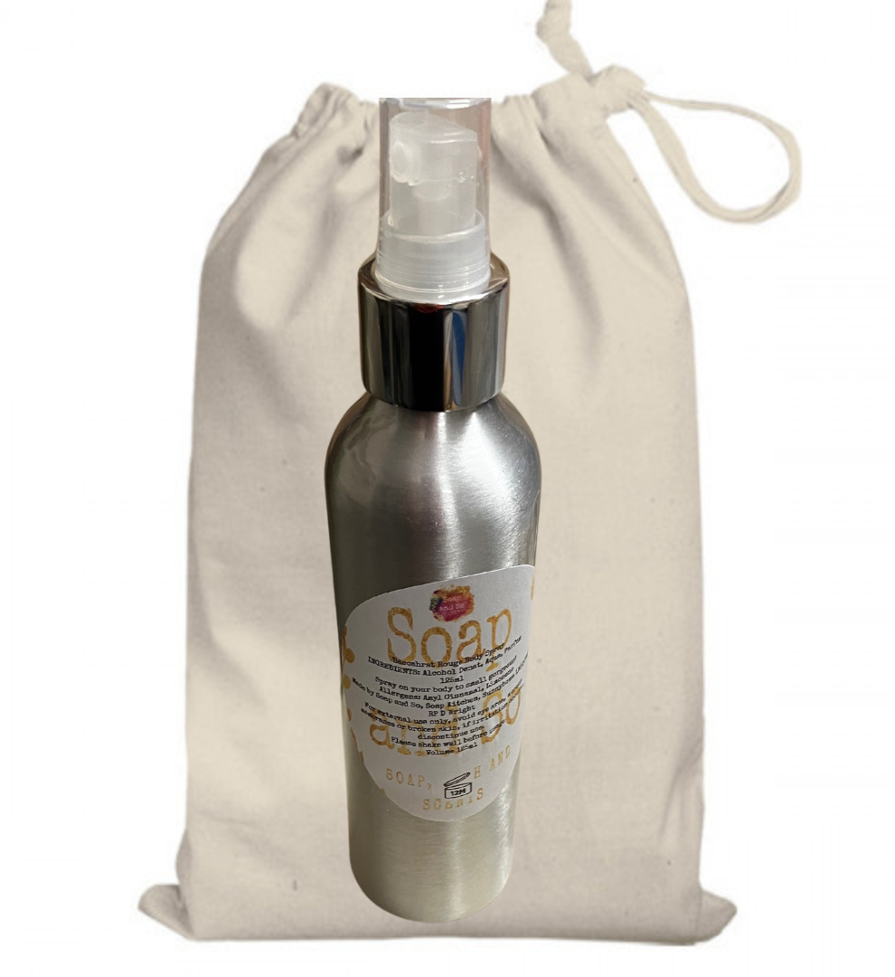 Handmade Body Spray in Lady Millionaire Type Fragrance, 125ml in High End Aluminium Spray Bottle-0