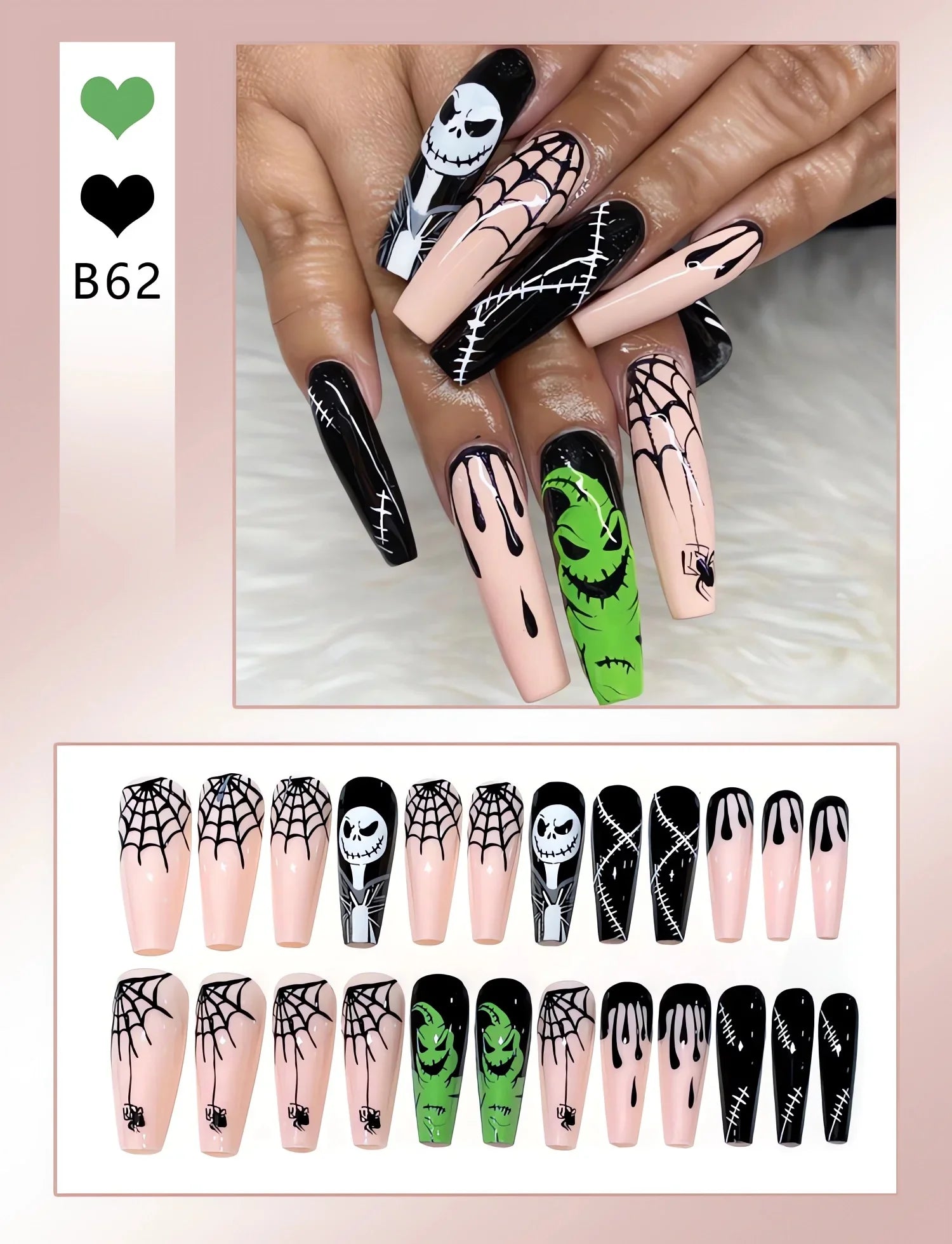 Hauntingly Chic Press-Ons for Halloween-7