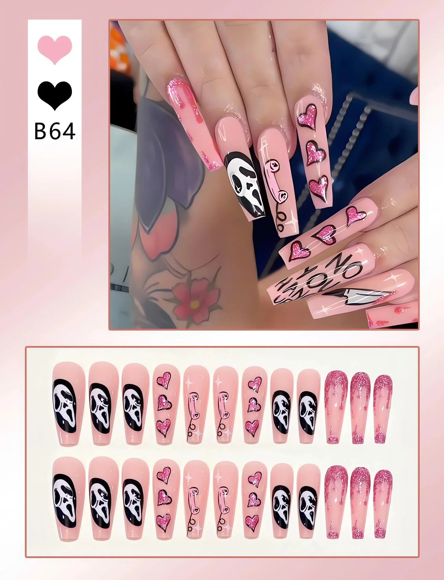 Hauntingly Chic Press-Ons for Halloween-9