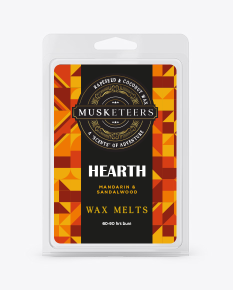 Hearth - Mandarin & Sandalwood Wax Melts-0