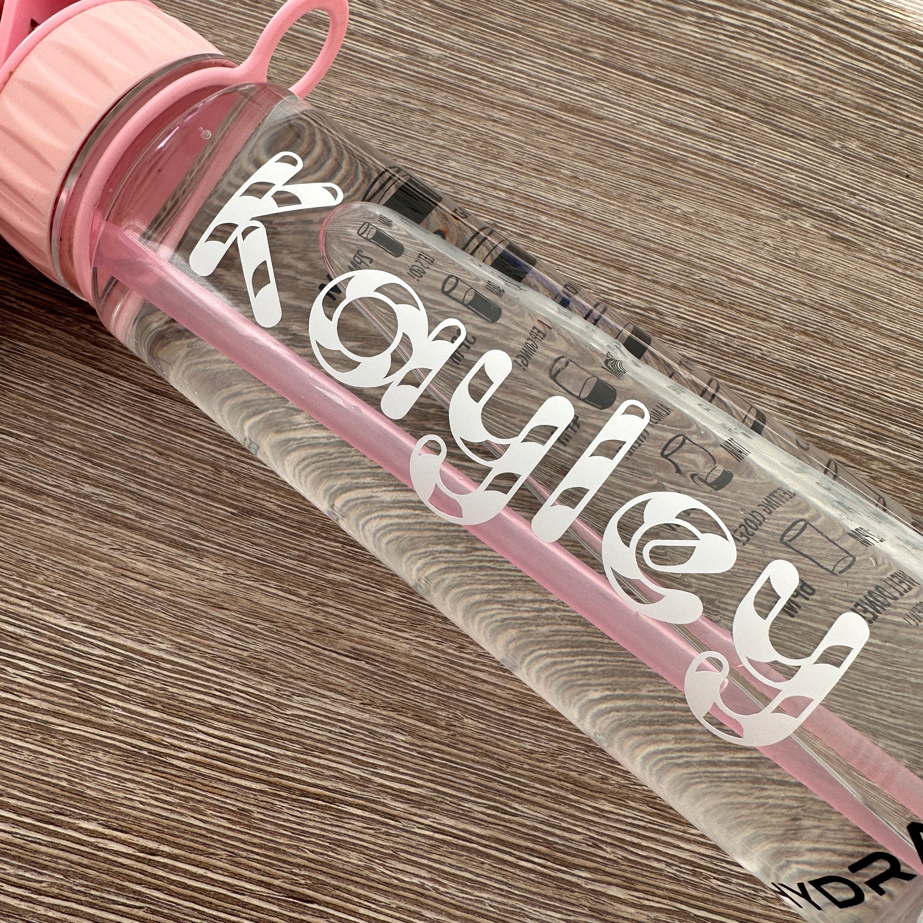 DIY Create Own Personalised Candy Cane Style Name Christmas Glass Bottle Label-3