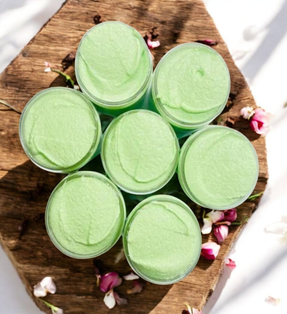 Luxury Body Scrub in Thai Lime and Mango with Apricot Kernel Oil-0