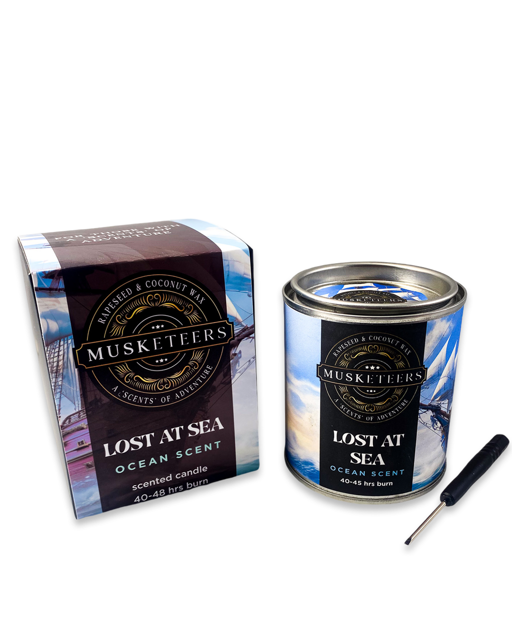Lost at Sea - Ocean Scented MIni Candle-0