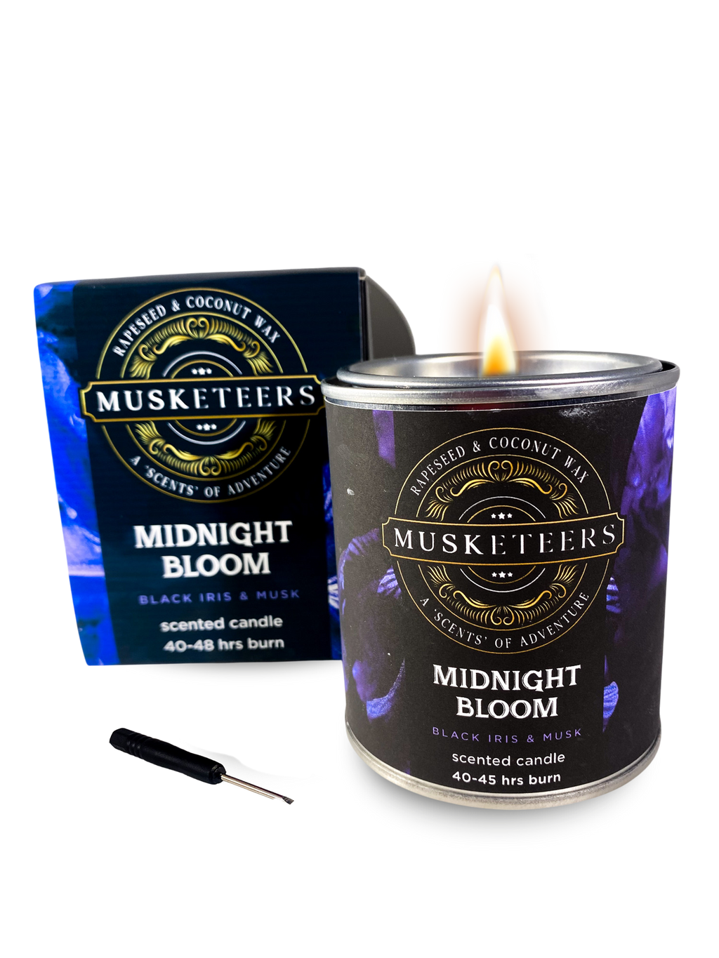 Midnight Bloom Candle  – Black Iris & Musk-1