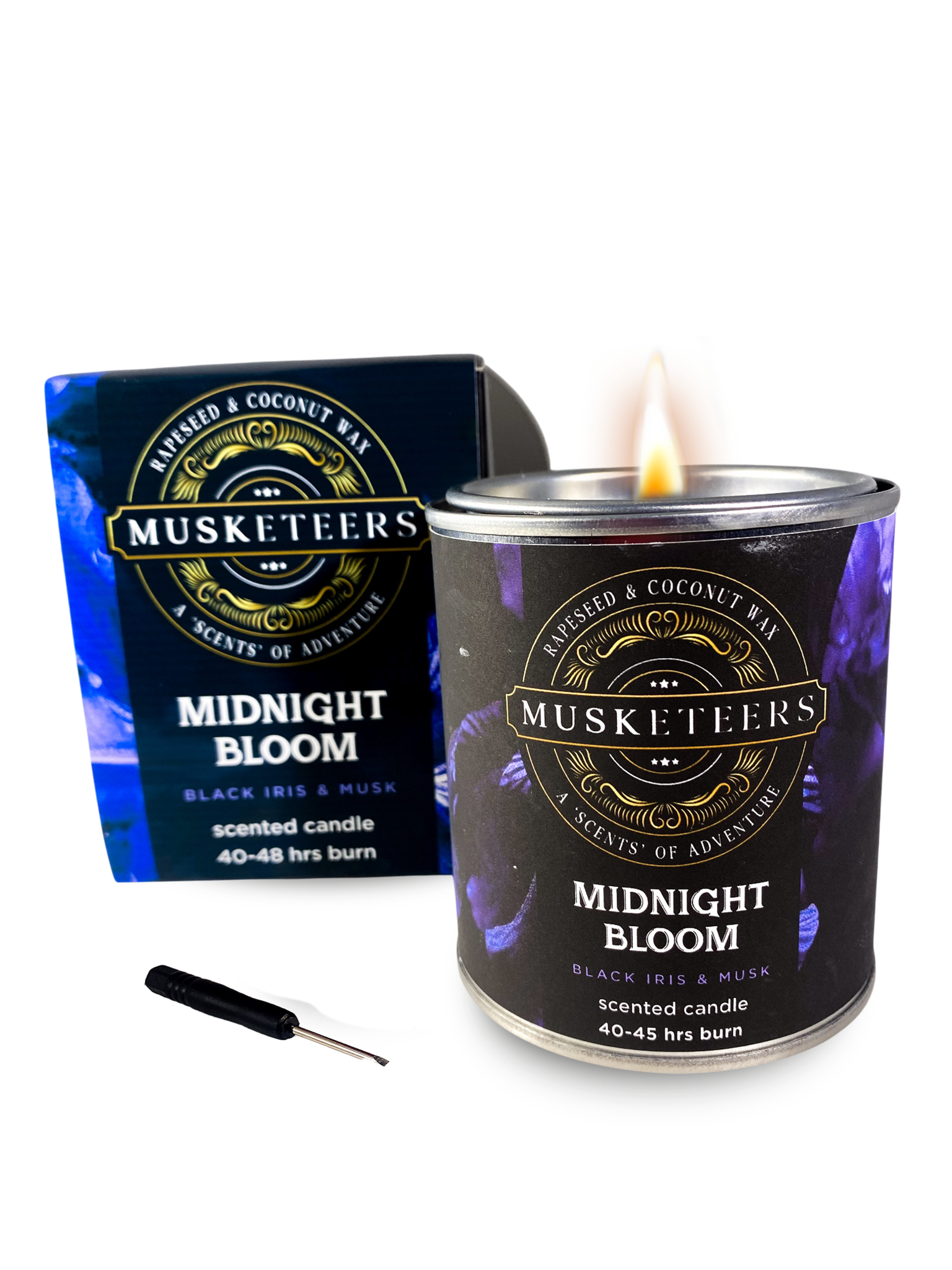 Midnight Bloom Candle  – Black Iris & Musk-1